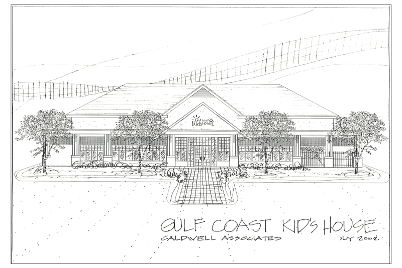 Gulf Coast Kid's House Drawing